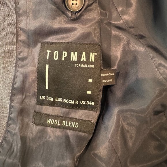 Top Man Grey Suit